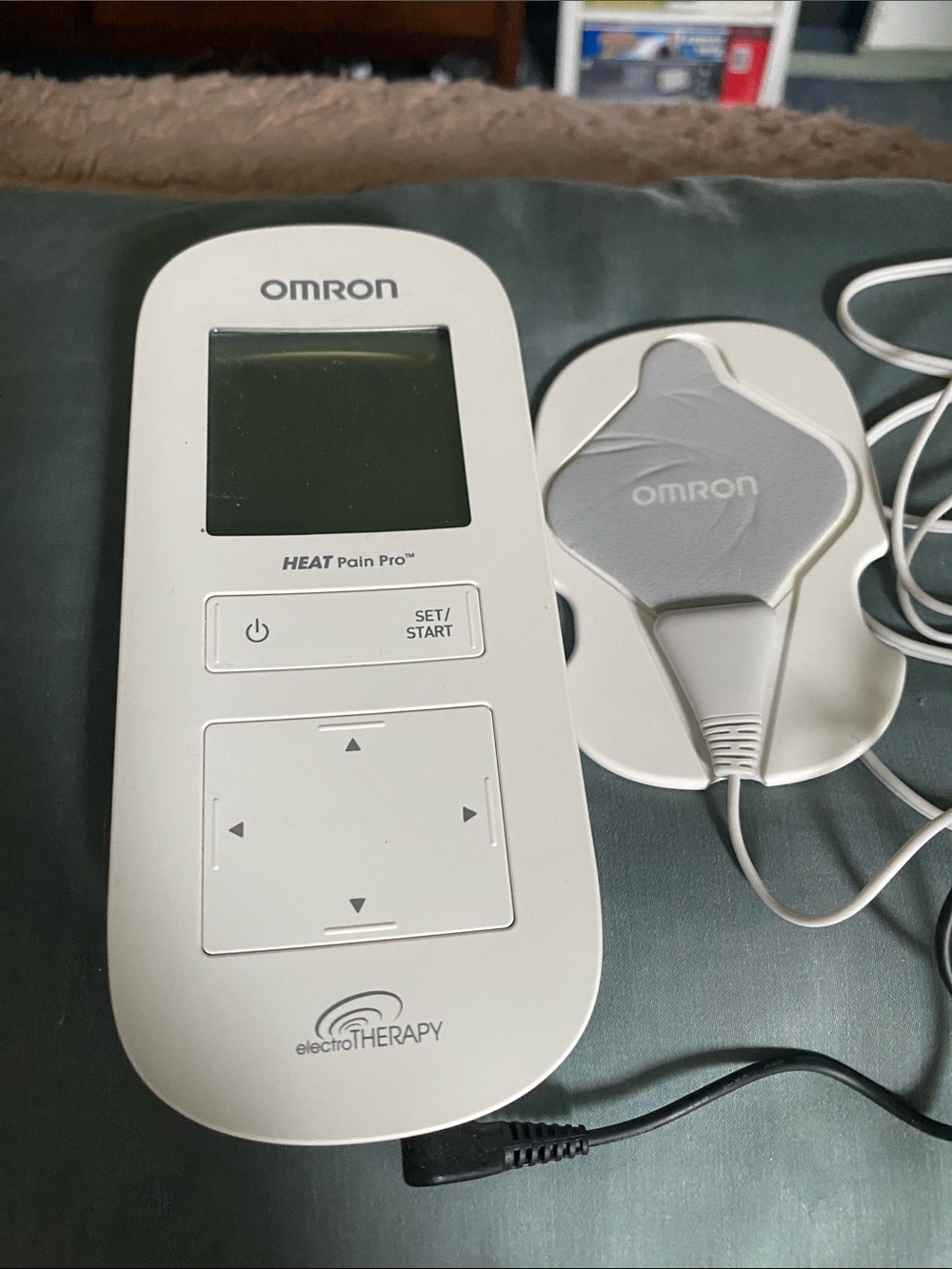 OMRON White and Gray HEAT Pain Pro TENS Electrotherapy Unit